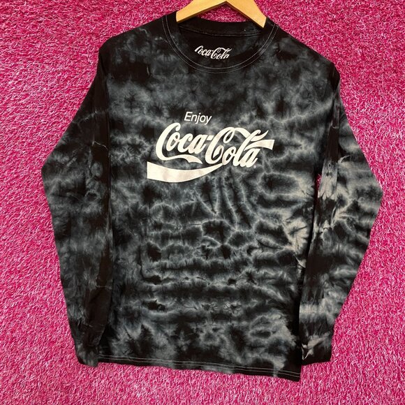 Enjoy Coca-Cola Promo Long Sleeve Tie Dye T-Shirt Small - Picture 3 of 4